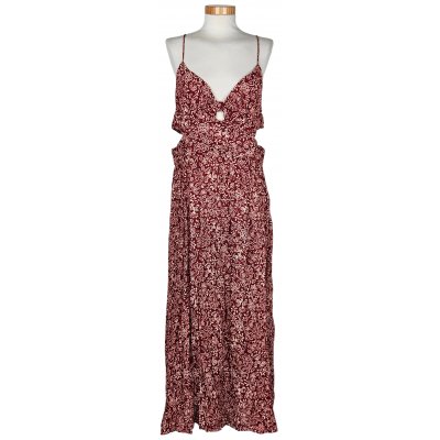 ZARA Damen Maxikleid, rot - Gr. XS