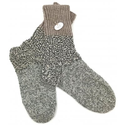 Handgestrickte Wollsocken Gr. 41