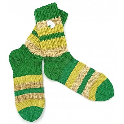 Handgestrickte Wollsocken Gr. 44
