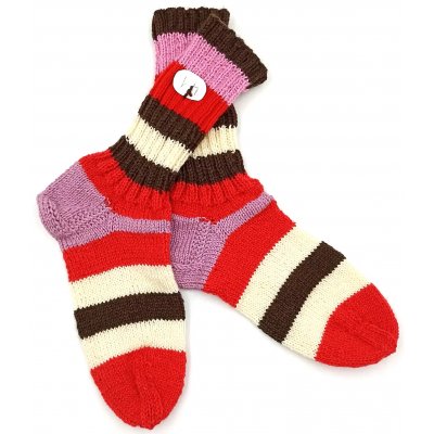 Handgestrickte Wollsocken Gr. 41