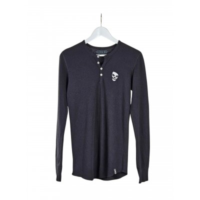 Decay Herren Langarmshirt, schwarz - Gr. XS