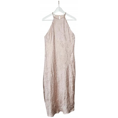 ZARA Damen Maxikleid, beige - Gr. M