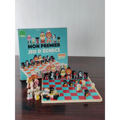 MON PREMIER JEU D´ÉCHECS - Schachspiel aus Holz für Kinder - vilac