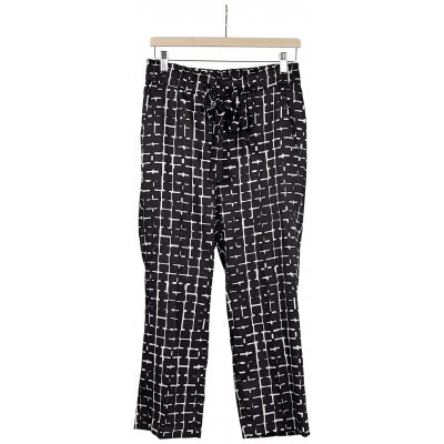 Cambio Damen Hose, schwarz/weiß - Gr. D 38