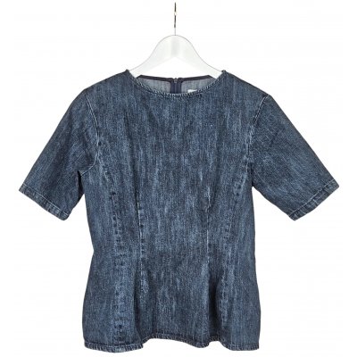 ZARA Damen Jeanstop, blau - Gr. L