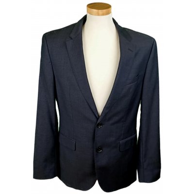 Hugo Boss Herrenblazer gemustert dunkelblau Gr. 48