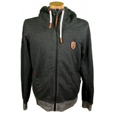 Naketano Herrenpullover grau Gr. XL
