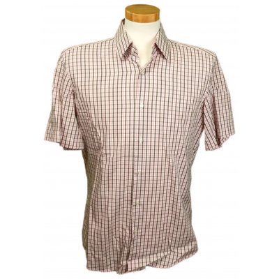 Hugo Boss Herrenhemd rosa/weiß Gr. 39