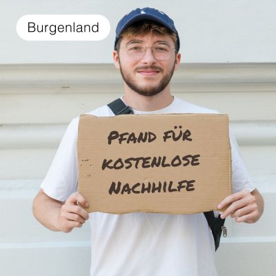 Spende dein Pfand für kostenlose Nachhilfe im Burgenland