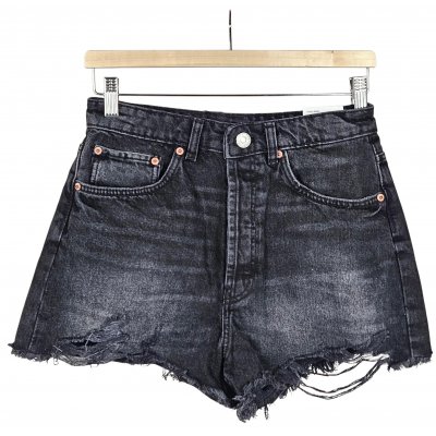 ZARA High Rise Shorts, schwarz - Gr. M / 38