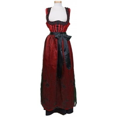 Country Line Damendirndl rot/schwarz Gr. 38