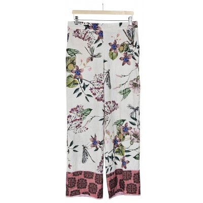 ZARA Damen Hose, weiß - Gr. L 