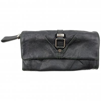 Diesel Damen Lederbrieftasche schwarz