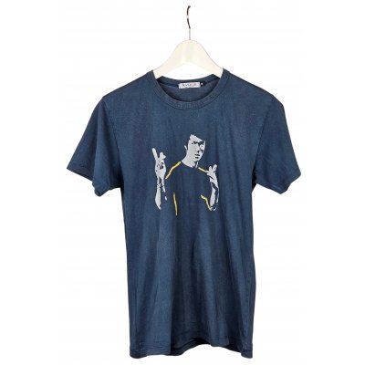Bruce Lee Herren T-Shirt, blau - Gr. M 
