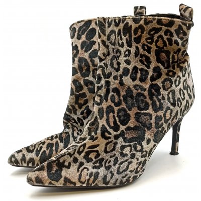 Kate Gray Damenstiefel Leoprint Gr. 40