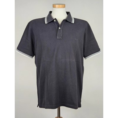 GEOX RESPIRA Herren Poloshirt, schwarz - Gr. XL