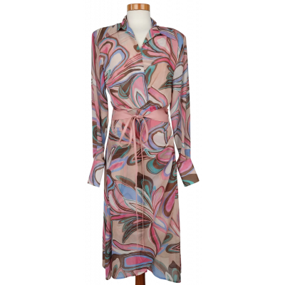 Maryley Damen Maxikleid, rosa - Gr. M