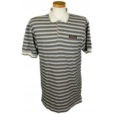 Adidas Herrenpoloshirt gemustert Gr. 50