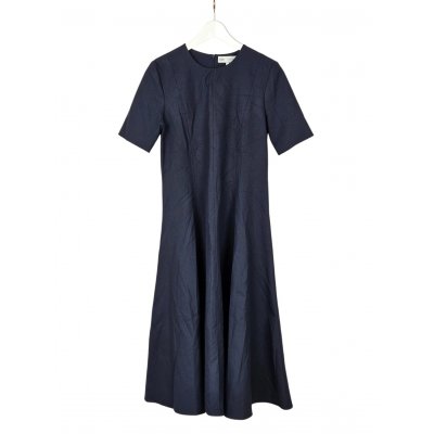 ZARA Damen Maxikleid, dunkelblau - Gr. L / 40