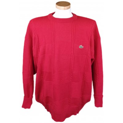 LACOSTE Herrenpullover rot Gr. 7