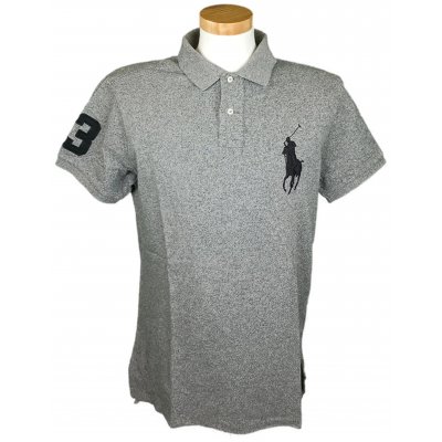 Polo Ralph Lauren Herrenpoloshirt grau Gr. L