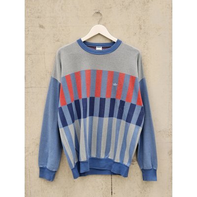 ADIDAS Herren Vintage 90's Pullover, grau - Gr. L
