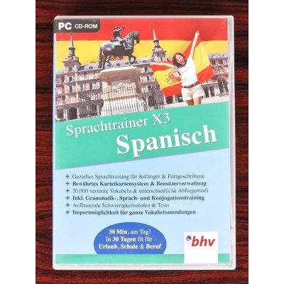 Sprachtrainer X3: Spanisch - Lernsoftware - CD-ROM