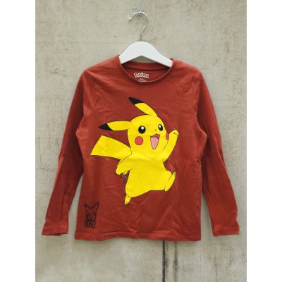 C&A Kinder Langarmshirt mit Pokemonaufdruck, rot - Gr. 128