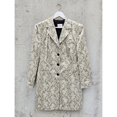 BETTY BARCLAY DAMEN Vintage Longblazer, creme - Gr. L