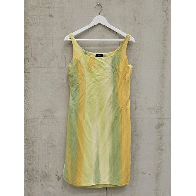 SIMORRA Damen Kleid, grün/gelb - Gr. L