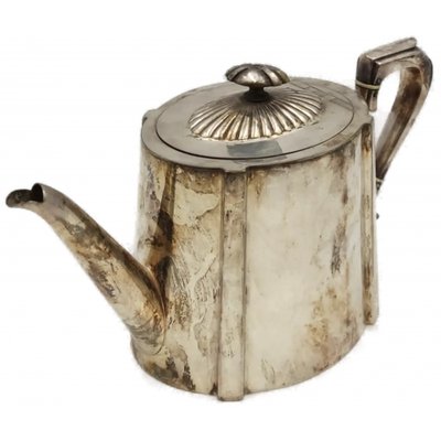 William Hutton & Sons Teekanne versilbert
