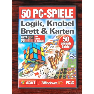 50 PC-Spiele: Logik, Knobel, Brett & Karten - PC-Spiel - CD-ROM
