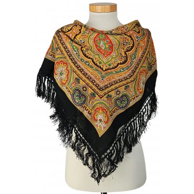 Damen Halstuch mit Ornamenten- multicolor