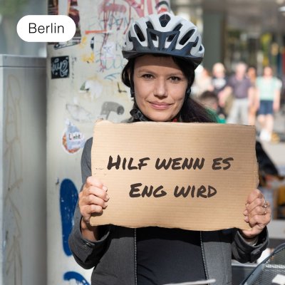 Hilf Menschen in Berlin, wenn es wirklich eng wird