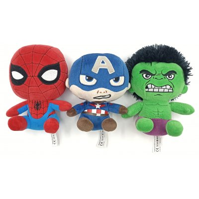 Marvel Plüschtier Set – Spider-Man, Captain America & Hulk
