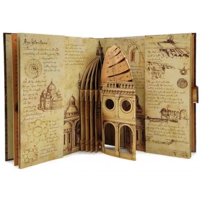 Leonardo da Vinci: Inventions – Pop-up-Buch mit 3D-Modellen von David Hawcock