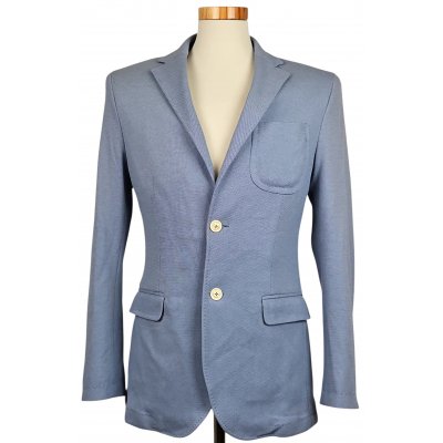 Massimo Dutti Herren Sakko, blau - Gr. S (EUR 46)