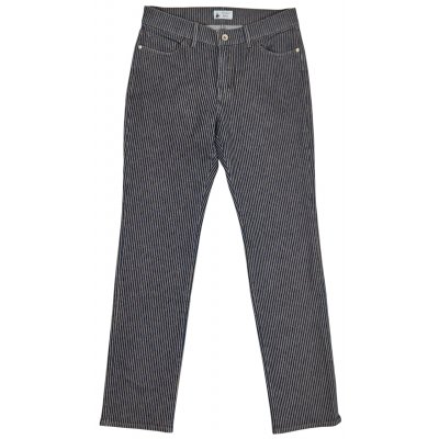 Pioneer Women Damen Hose, blau/braun - Gr. 38/32