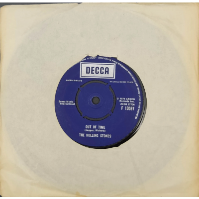 Single Vinyl The Rolling Stones "Jiving Sister Fanny / Out of Time" 