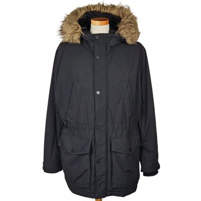 H&M Herren Parka, marine - Gr. XL 