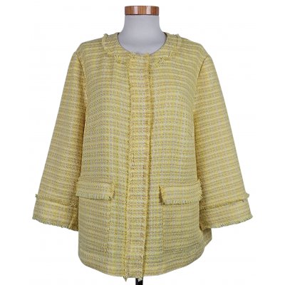GERRY WEBER Damen Jacke, gelb - Gr. XXL 