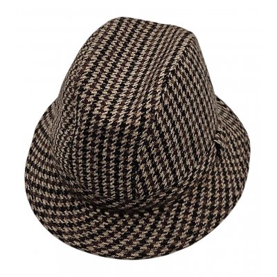 Richter-Hüte Wollhut, braun/beige - Gr. 55