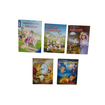 Kleine Bücher - Diverse Märchen - 5 Stück