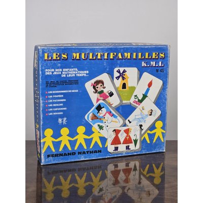LES MULTIFAMILLES K.M.L N 45 - Vintage Gesellschaftsspiel - FERNAND NATHAN