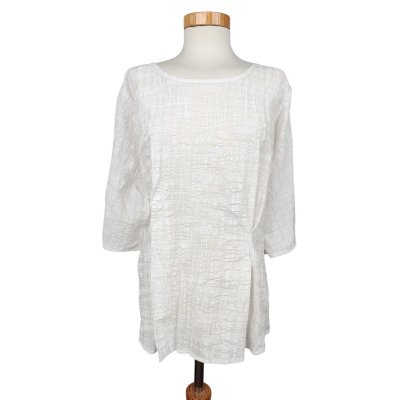 Zeitlos by Luana Damen Bluse, weiß - Gr. M