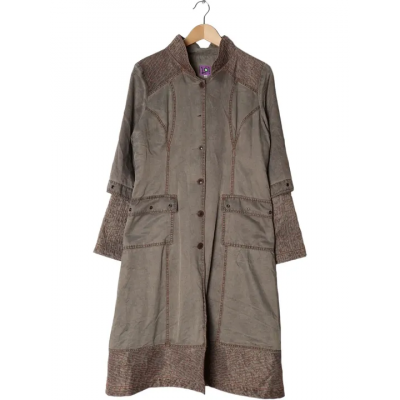Babäm! - LO! Damen Denim Mantel, grau - Gr. XL 