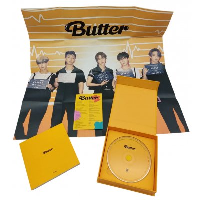 K-Pop - BTS - BUTTER - mit Fotobuch, Poster, 2 Flyer und einer Audio CD