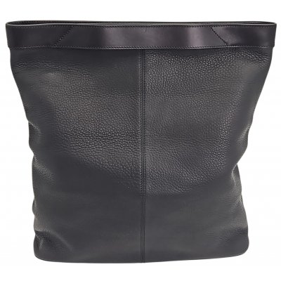 Max V. Koenig Damen Lederhandtasche/Clutch, schwarz - Höhe ca. 35 cm 