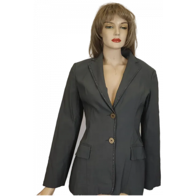Moschino Damen Blazer Grau 