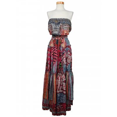 Camilla Damen Kleid (Seide), multicolor - Gr. M